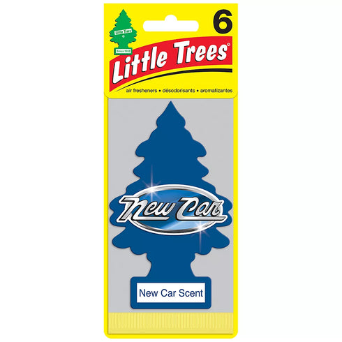 Little Tree New Car Scent Air Fresheners, 6 pk.